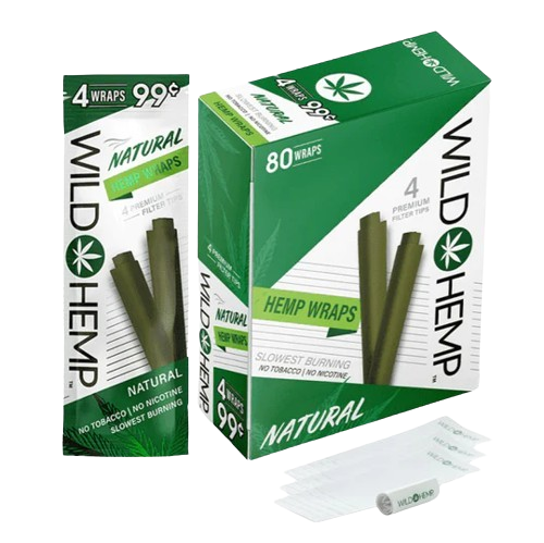 Natural Wild Hemp Wraps