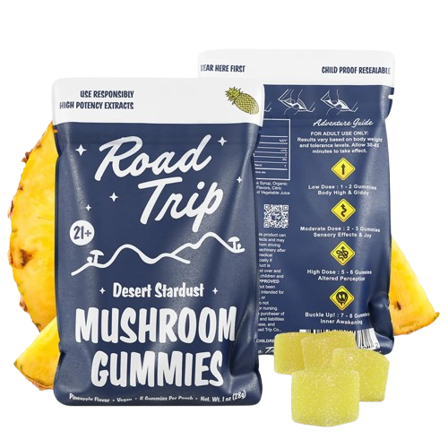 Pineapple Road Trip Desert Stardust Mushroom Gummies