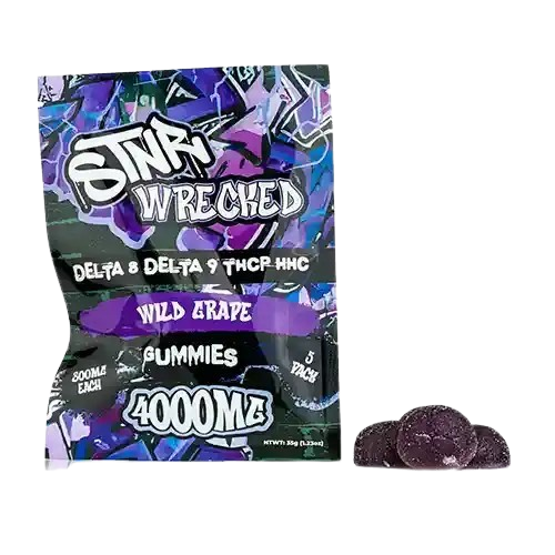 Wild Grape STNR Wrecked Gummies - 4000mg
