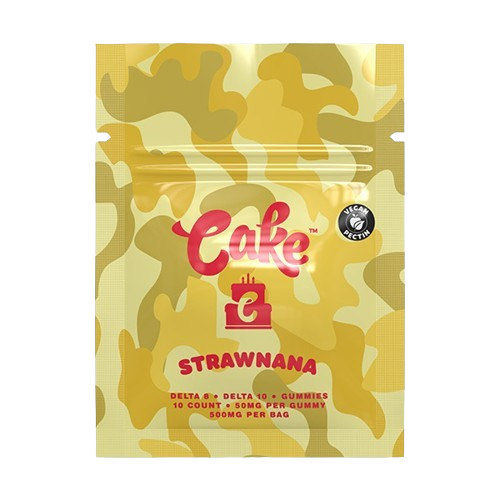 Strawnana Cake Camo Gummies 500mg