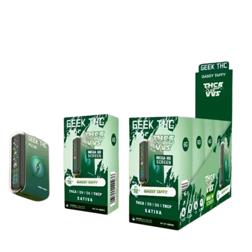 Gassy Taffy - Geek THC Pulse THCA Sugar VVS Disposable Vape - 7.5G