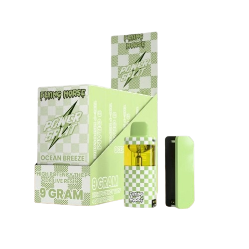 Flying Horse Power Split THCp + Delta-8 Disposable Vape 9G - Ocean Breeze (Sativa)
