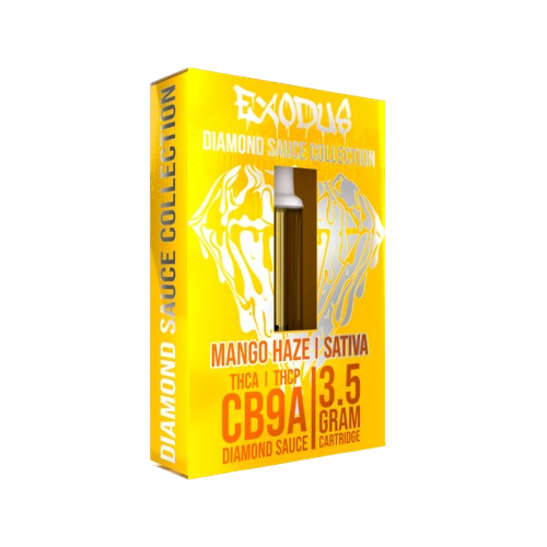Mango Haze Exodus Diamond Sauce CB9A THCA THCP Cartridge 3.5g