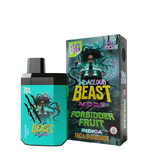 Forbidden Fruit - Indacloud Beast Mode - THCA Diamonds Disposable Vape  - 6G