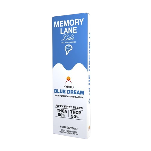 Blue Dream Memory Lane Fifty Fifty Blend Disposable Vape - 1G