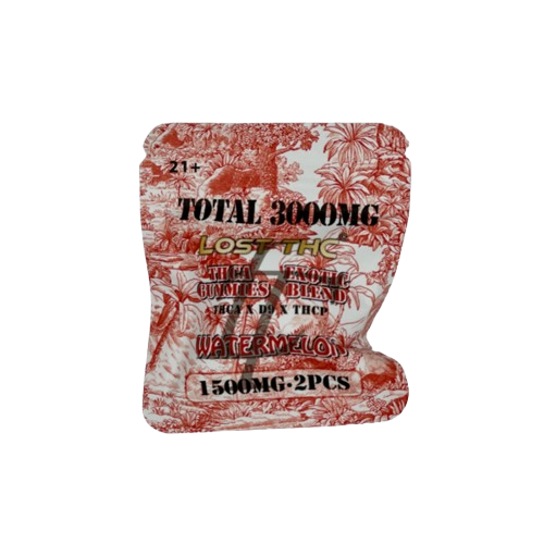 Watermelon Lost THC THCA Gummies - 3000mg