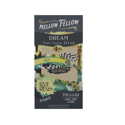 Mellow Fellow Live Resin Disposable Vape - 4mL