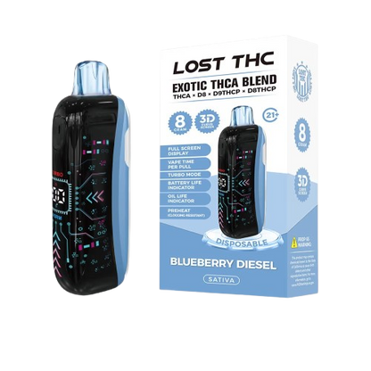 Lost THC Exotic THCA Blend Disposable Vape - 8G