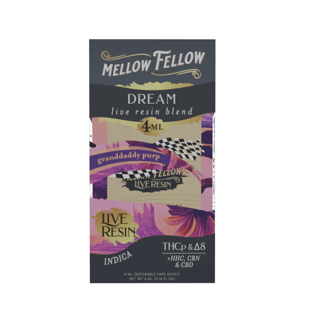 Mellow Fellow Live Resin Disposable Vape - 4mL