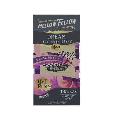 Mellow Fellow Live Resin Disposable Vape - 4mL