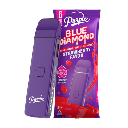 Purple Blue Diamond THCA Disposable - 6G