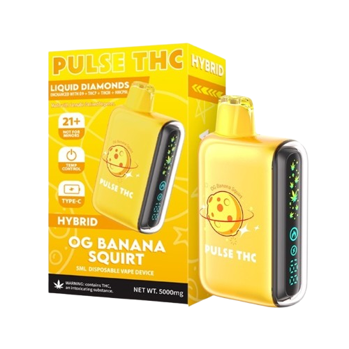 OG Banana Squirt Pulse THC Liquid Diamond Disposable 5G