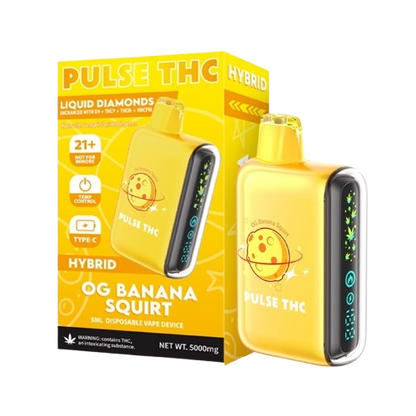 OG Banana Squirt Pulse THC Liquid Diamond Disposable 5G