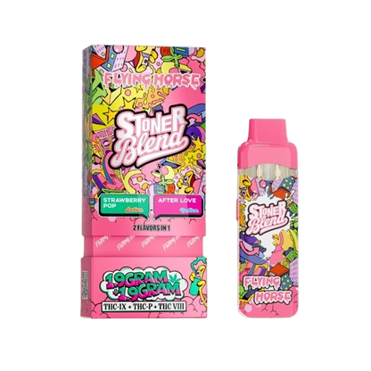 Strawberry Pop X After Love - Flying Horse Stoner Blend 3-in-1 THC Vape - 3.8