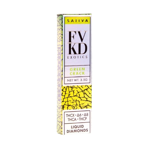 Green Crack FVKD Exotics Liquid Diamond's 3.5G Disposable