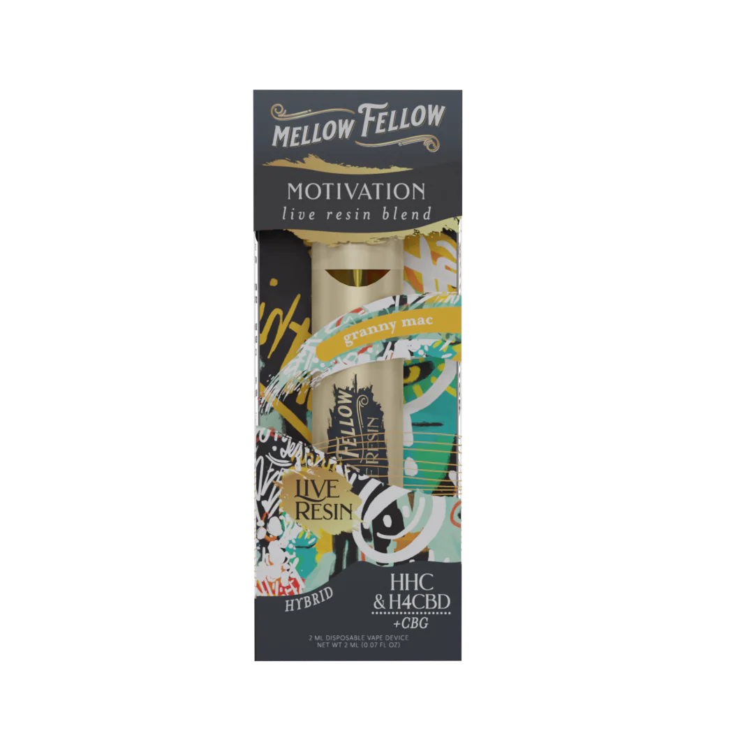 Granny Mac Mellow Fellow Motivation Live Resin Blend Disposable 2G