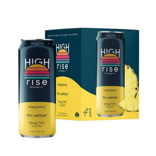 High Rise THC Seltzer 4 Pack - 10mg