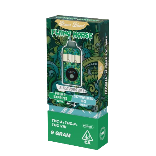 Flying Horse Stoner Blend Disposable Vape - 9G Bertha's Depot Flying Horse Stoner Blend Disposable Vape - 9G Bertha's Depot