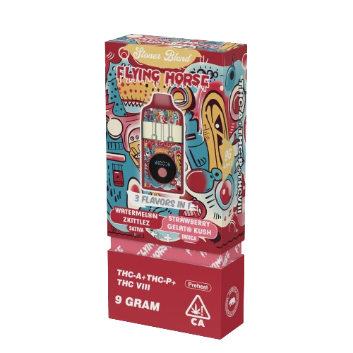 Flying Horse Stoner Blend Disposable Vape - 9G Bertha's Depot Flying Horse Stoner Blend Disposable Vape - 9G Bertha's Depot