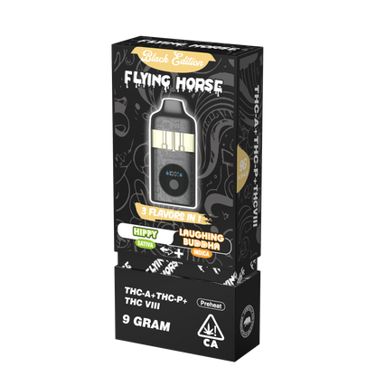 Flying Horse Stoner Blend Disposable Vape Black Edition - 9G