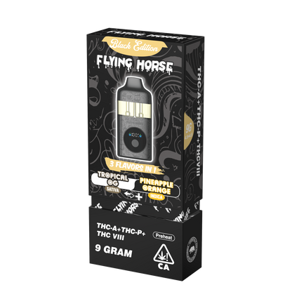 Flying Horse Stoner Blend Disposable Vape Black Edition - 9G