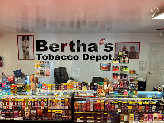 Visit Bertha's Tobacco Depot