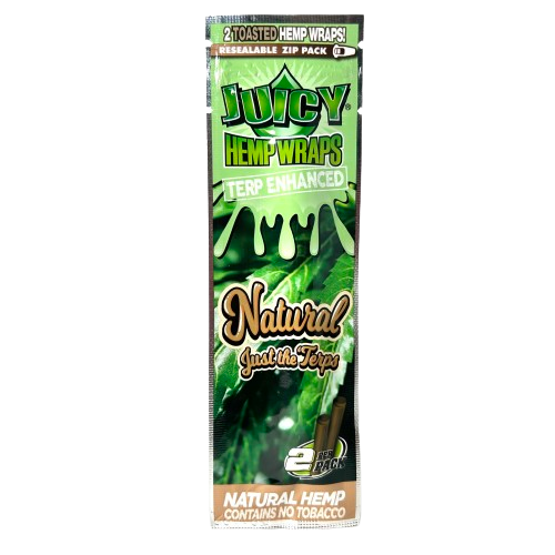 Juicy Hemp Wraps Natural 2-Pack