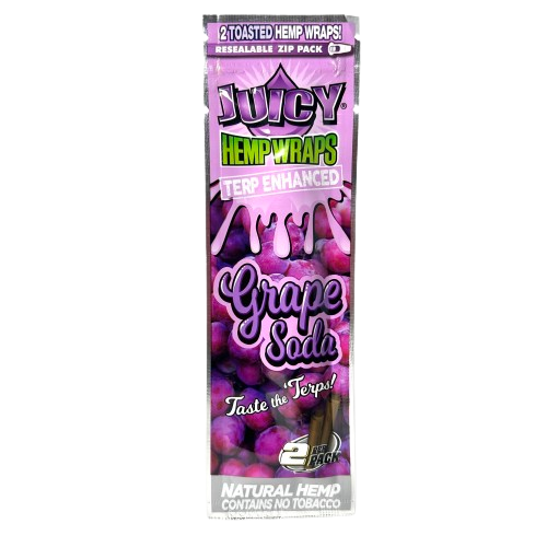 Juicy Hemp Wraps Grape Soda 2-Pack