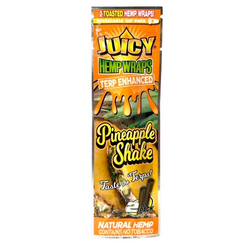 Juicy Hemp Wraps Pineapple Shake 2-Pack