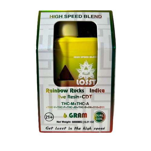 Losst 6g High Speed Blend - Rainbow Rocks Indica