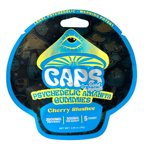 Caps Psychedelic Amanita Gummies Cherry Slushee 2500mg