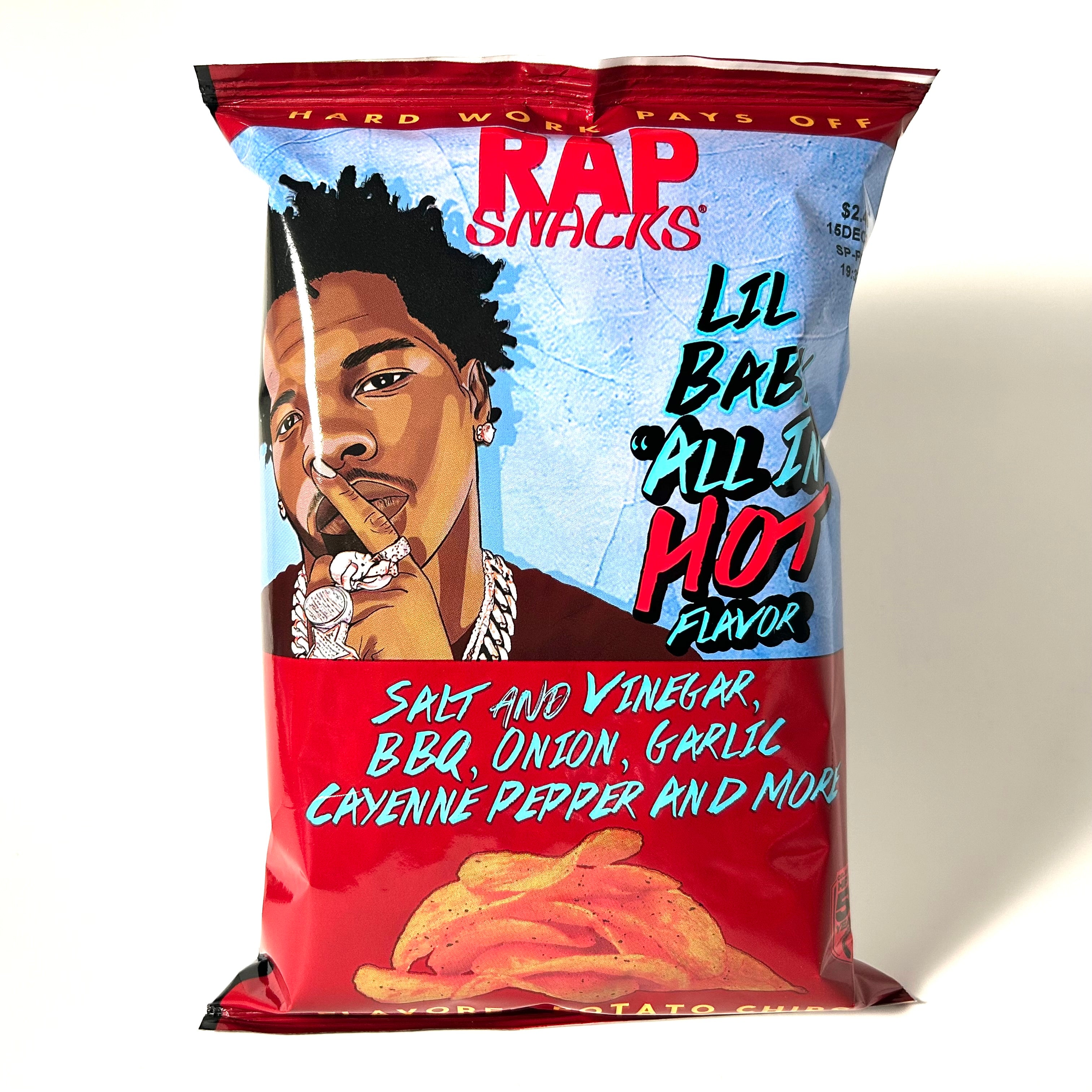 Snacks Packaging Rapper Rap Snacks Lil Baby All In Hot Flavor – Bertha's Depot