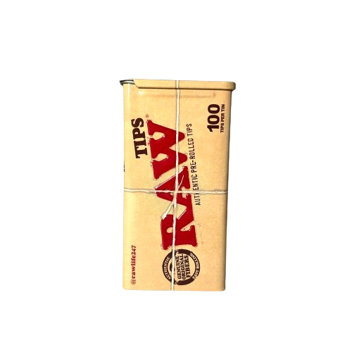 Raw Natural Unrefined 100 Pre-Rolled Tips