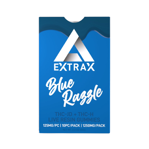 Delta Extrax Lights Out - Blue Razzle Gummies 1250mg