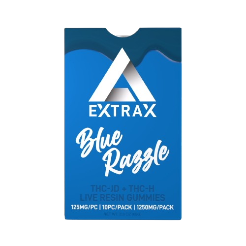 Delta Extrax Lights Out - Blue Razzle Gummies 1250mg – Bertha's Depot