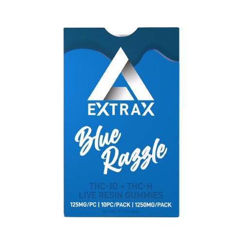 Delta Extrax Lights Out - Blue Razzle Gummies 1250mg