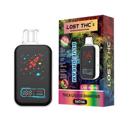 Blue Dream Lost THC 2G THCA Liquid Diamond Disposable Vape