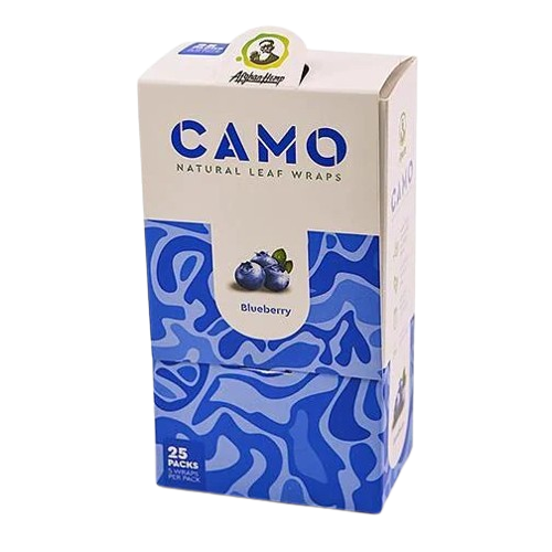 Blueberry Camo Natural Leaf Wraps