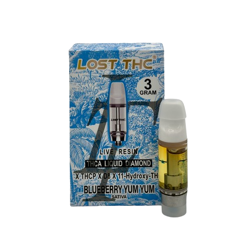 Blueberry Yum Yum Lost THC 3G Cartridge