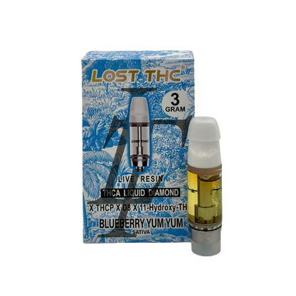 Blueberry Yum Yum Lost THC 3G Cartridge