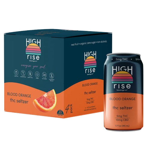 High Rise THC Seltzer 4 Pack - 5mg