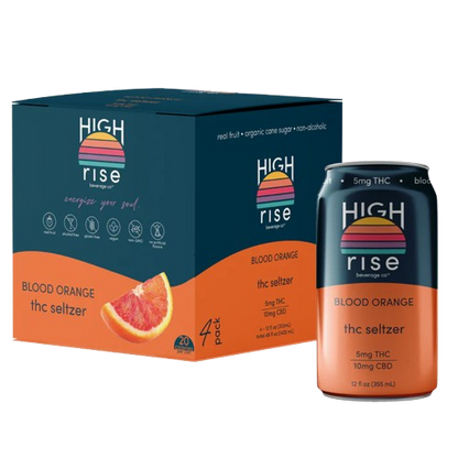 High Rise THC Seltzer 4 Pack - 5mg