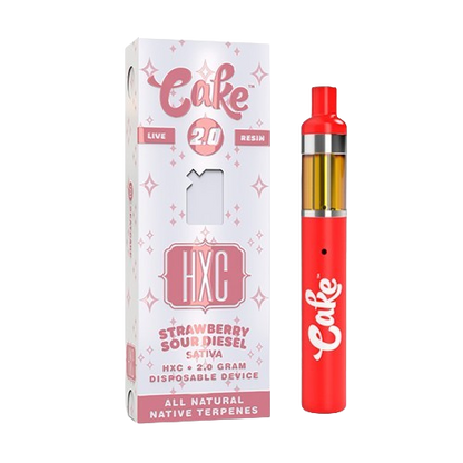 Strawberry Sour Diesel Cake HXC Disposable 2G