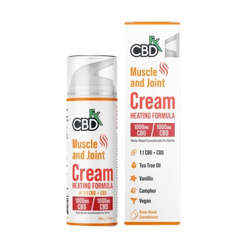 CBDfx - Muscle and Joint CBD+CBG Cream 1000mg