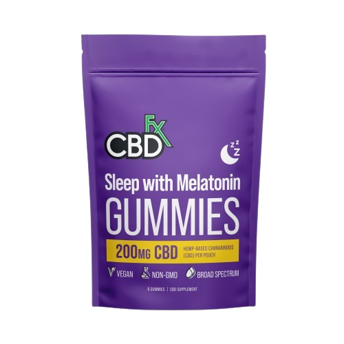 CBDfx - CBD Gummies with Melatonin for Sleep 200mg