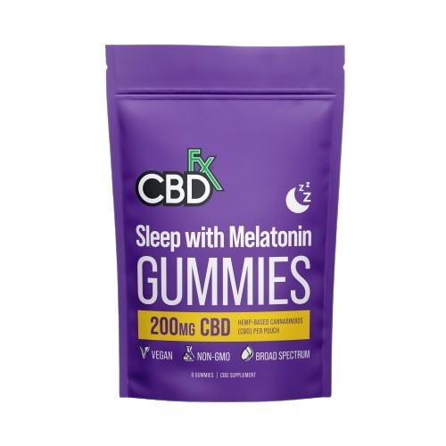 Sleep with Melatonin CBD Gummies 200mg - CBDfx