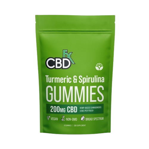 CBDfx - CBD Gummies with Turmeric and Spirulina 200mg