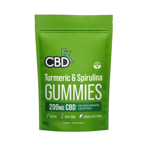 Turmeric & Spirulina CBD Gummies 200mg