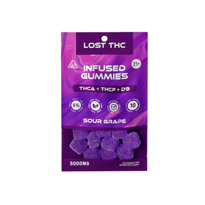 Lost THC Infused Gummies 10 Pack - 5000mg