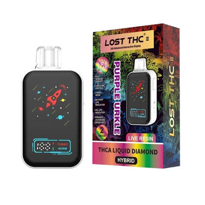 Purple Urkle Lost THC 2G THCA Liquid Diamond Disposable Vape